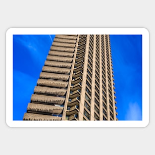 Barbican tower in sun Sticker